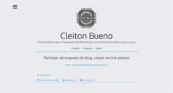 Desktop Screenshot of cleitonbueno.com