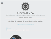 Tablet Screenshot of cleitonbueno.com